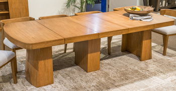 Pamaria - XL Rectangular Dining Room Extension Table Top - Light Brown