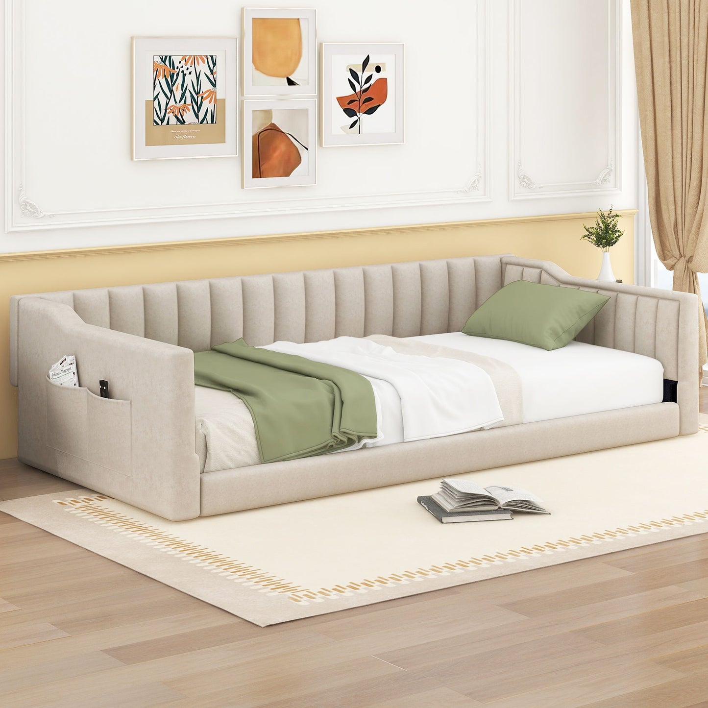 Daybed With Side Storage Pocket
