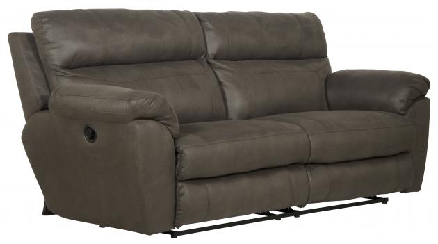 Catnapper Atlas Reclining Sofa in Charcoal
