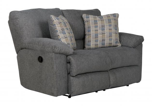 Catnapper Tyler Reclining Loveseat in Stonewash