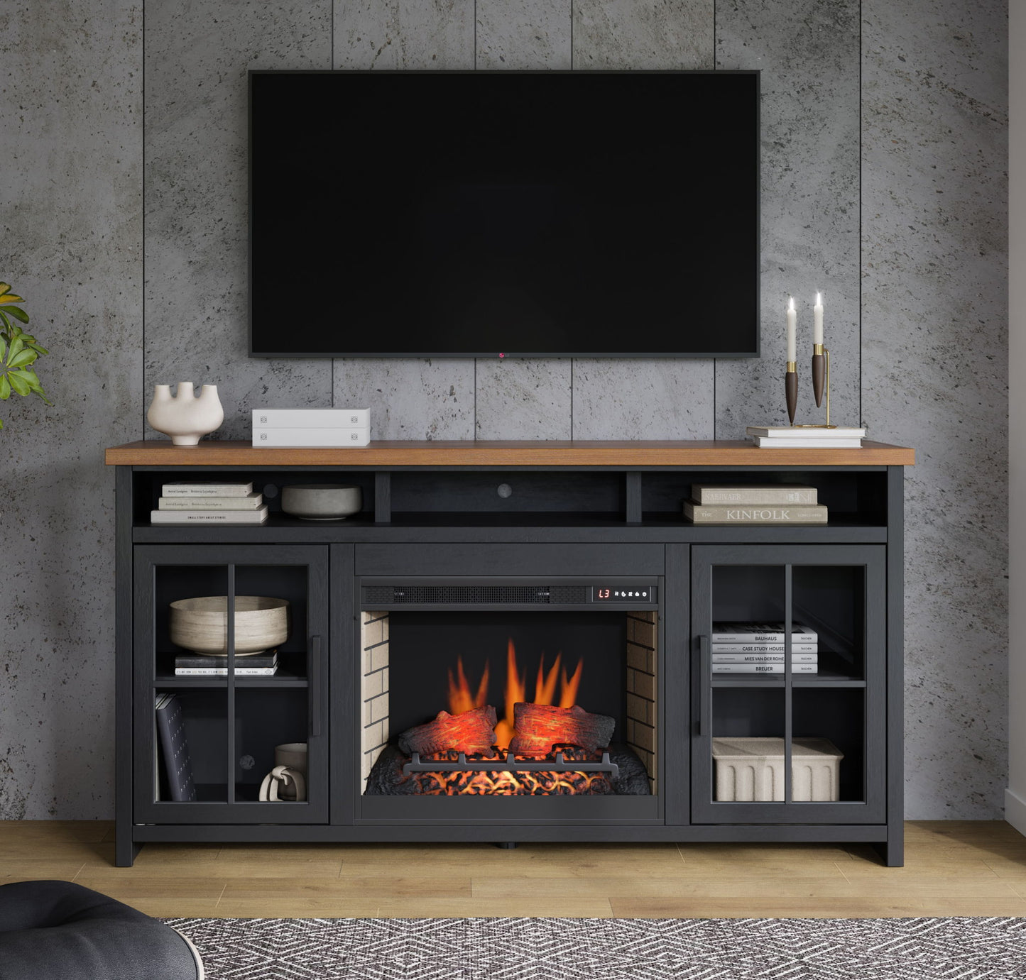 Essex - Fireplace TV Stand