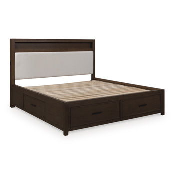 Ticanter - King/California King Bookcase Headboard - Brown