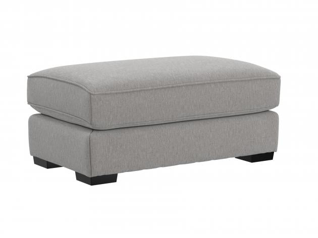 Jackson Alden Ottoman in Stone