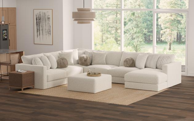 Jackson Ritzy collection arrangement; coordinating pieces sold separately in Bone