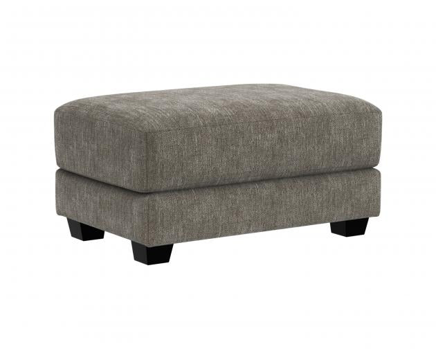 Jackson Barrett Ottoman in Stone