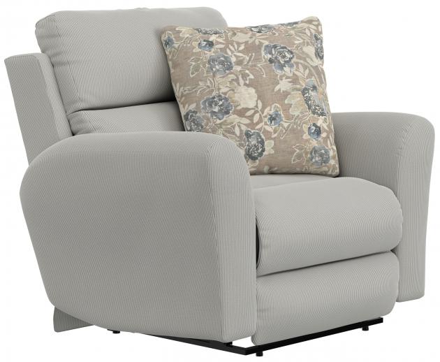 Catnapper Chappy Lay Flat Recliner in Linen