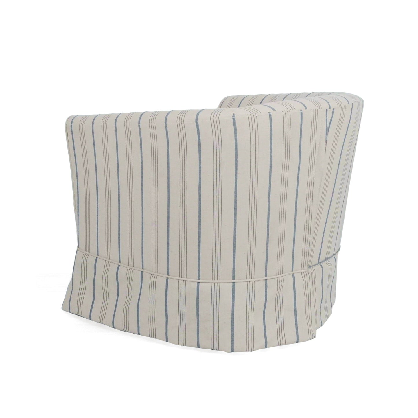 Zeniqua - Upholstered Velvet Swivel Chair With Loose Cover