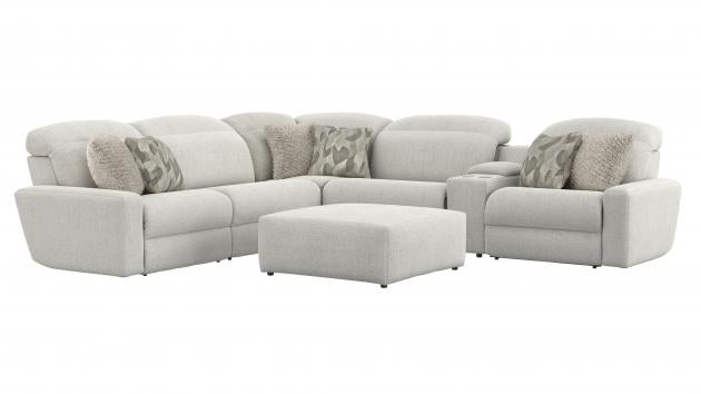 Catnapper Terrence collection arrangement; coordinating pieces sold separately in Chalk