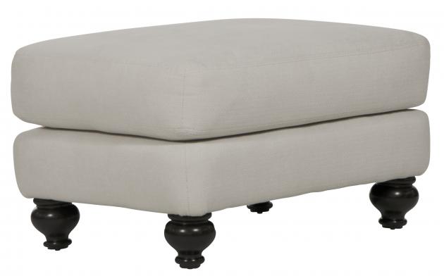 Jackson Cumberland Ottoman in Ecru