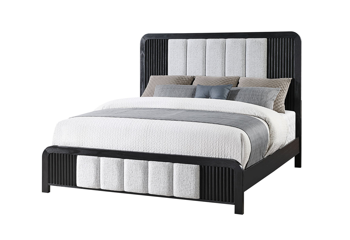 Beckett - King Bed Headboard - Black / White