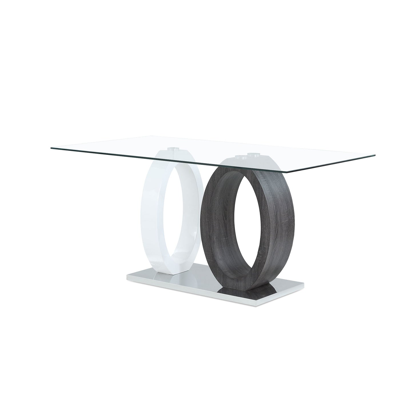 Royce - Dining Table Ecom - White / Gray