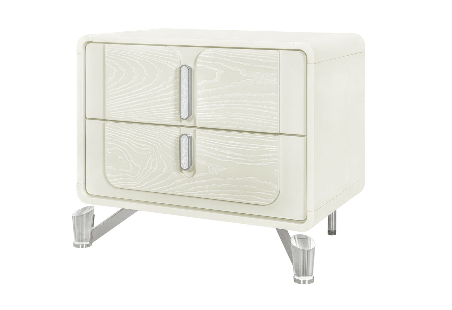 Lyra - Nightstand With USB - Beige