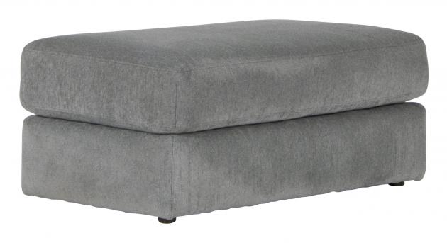 Jackson Lamar Ottoman in Shark