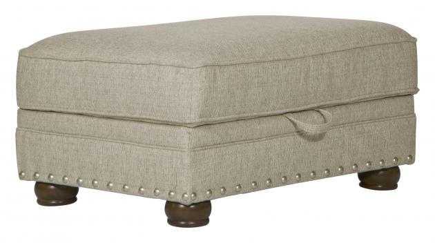 Jackson Farmington Storage Ottoman in Buff