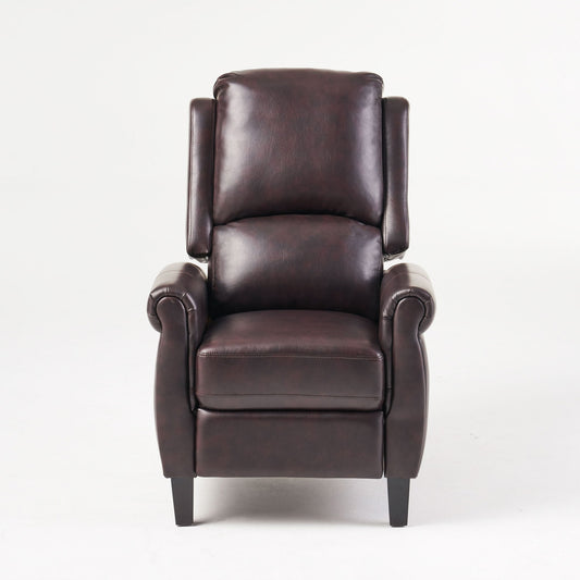 Memphis - Standard Recliner Club Chair - Burgundy