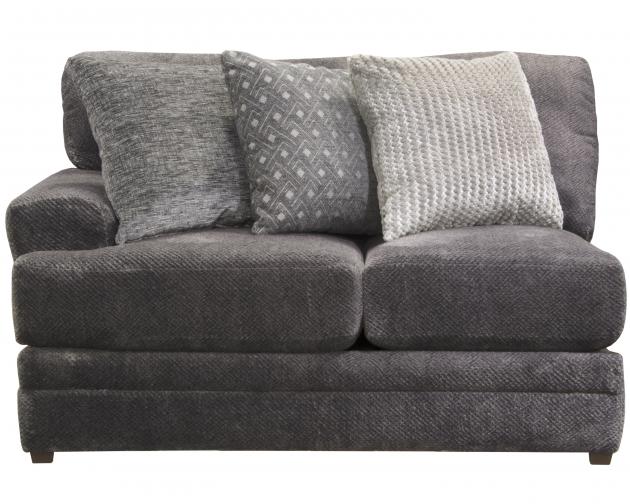 Jackson Mammoth LSF Loveseat in Smoke