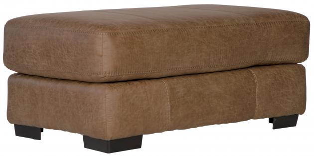 Jackson Grant Ottoman in Silt