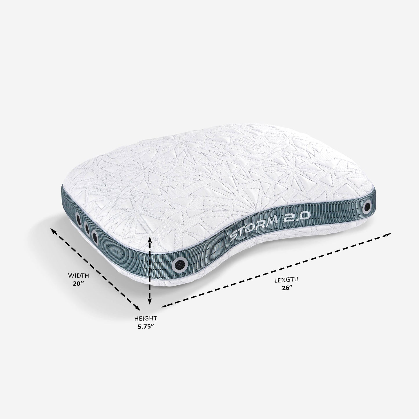 Bedgear - Storm Cuddle Curve Performance Pillow - Cooling - Medium