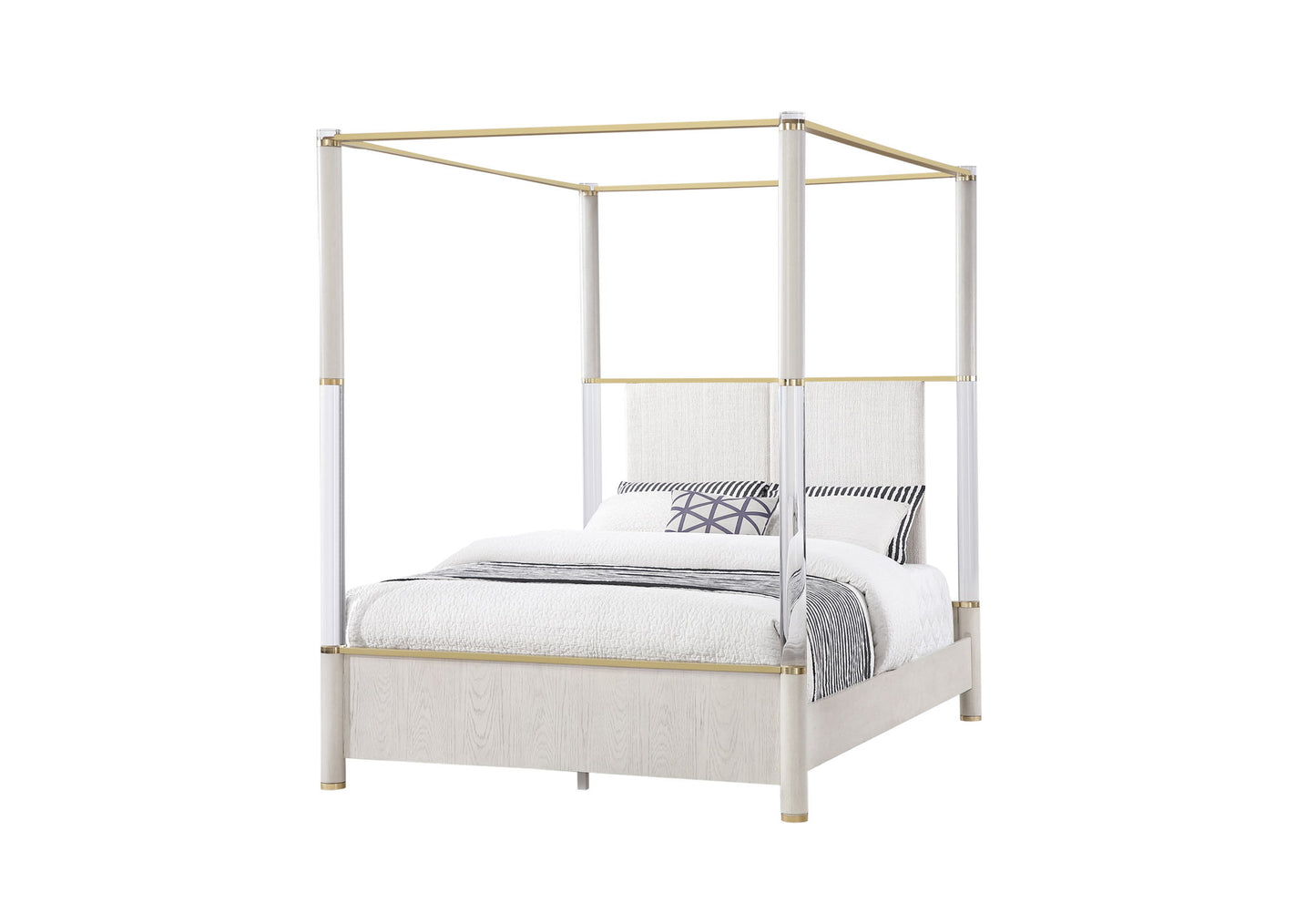 Malmo - Queen Bed Headboard And Footboard - Oak