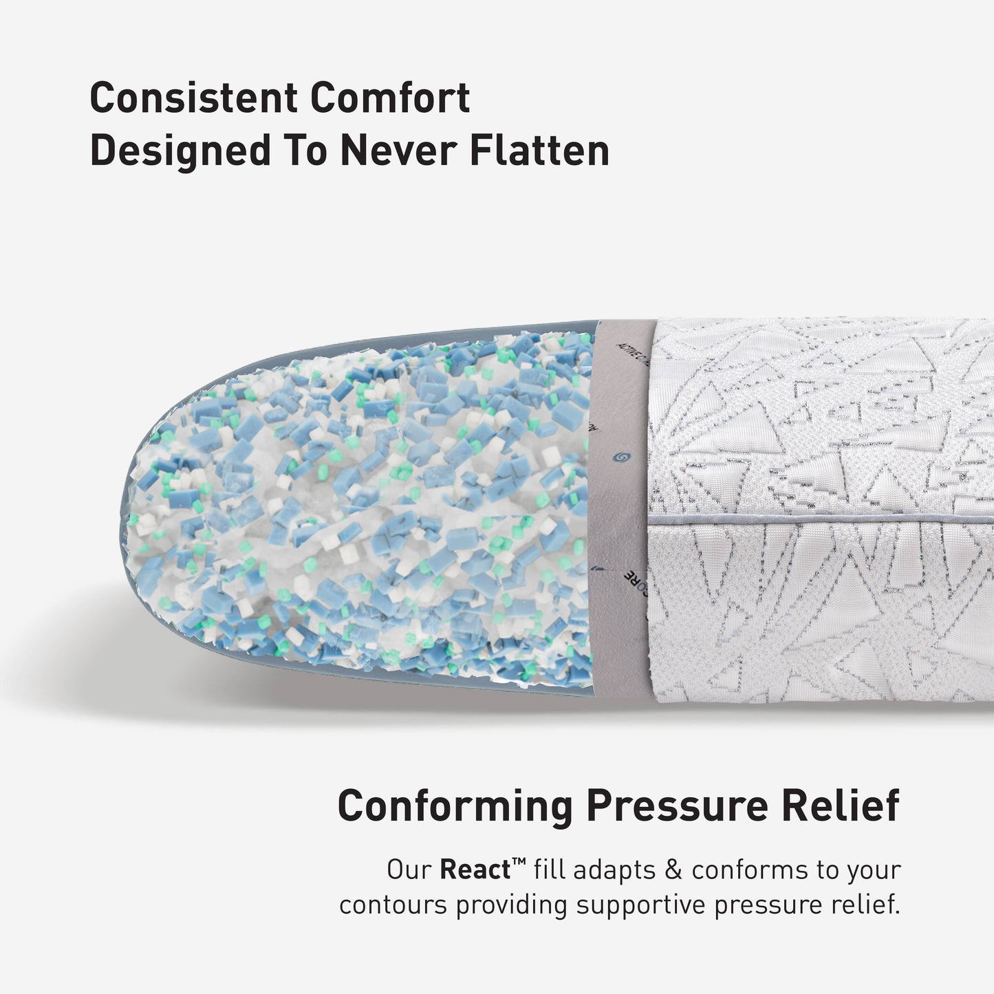 Bedgear - Storm Cuddle Curve Performance Pillow - Cooling - Medium