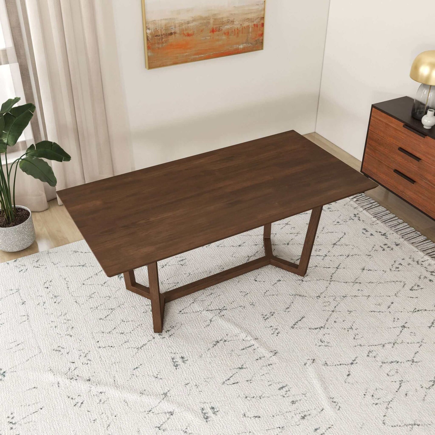 Marina - Dining Table - Brown