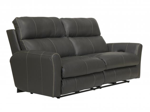 Catnapper Fredda Power Headrest Power Reclining Sofa w/Zero Gravity in Anthracite