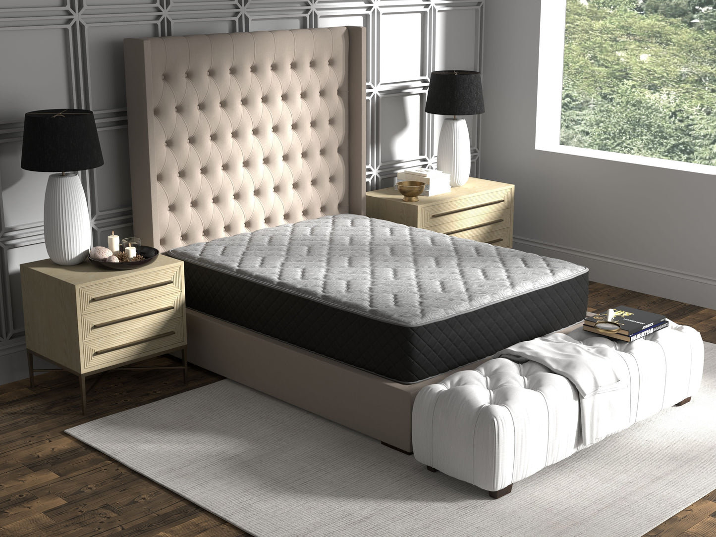 Ultimate Luxury - Beckman Firm Hybrid Mattress
