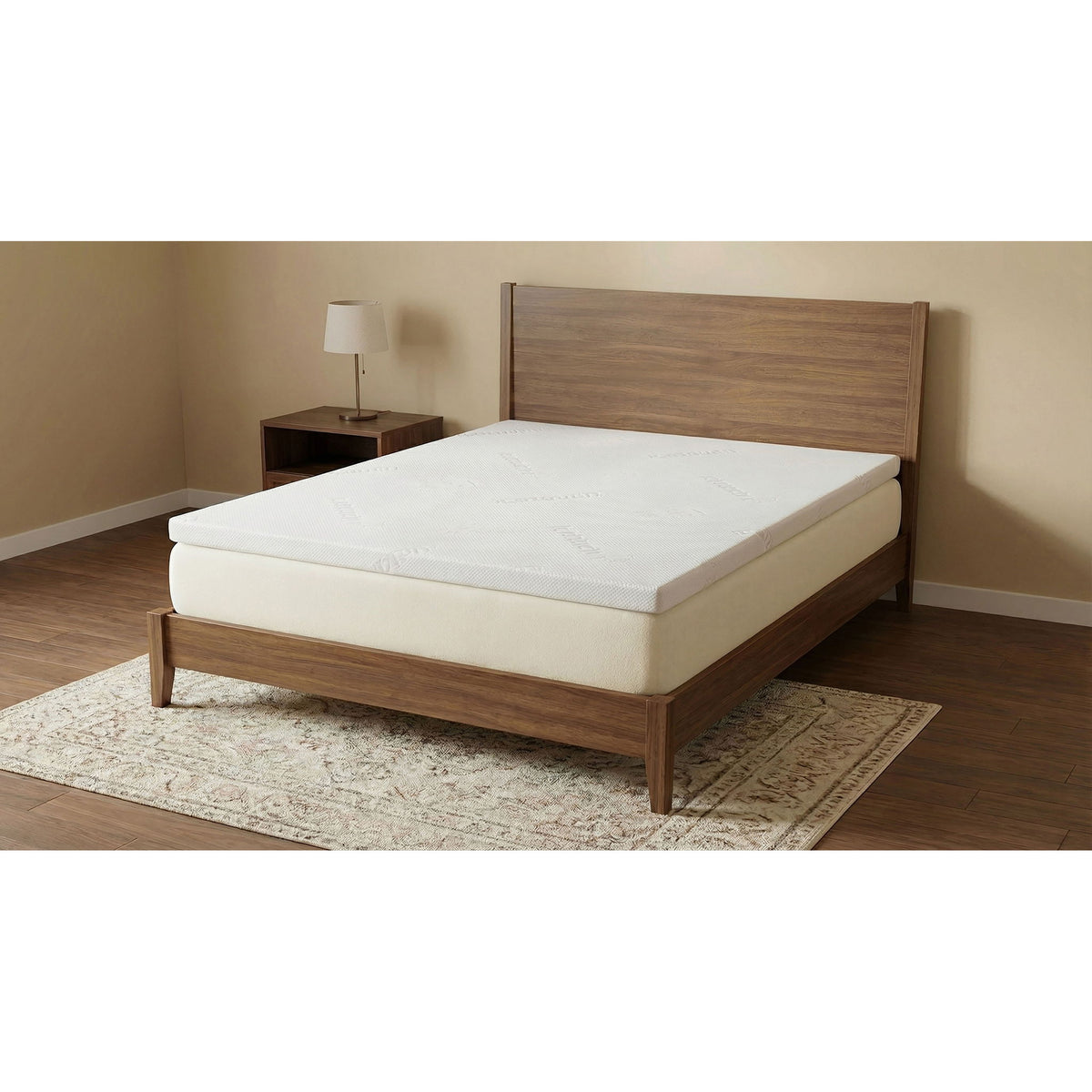 Klamath - 3" Memory Foam Mattress Topper With Breathable Cover And Dual-Layer Support