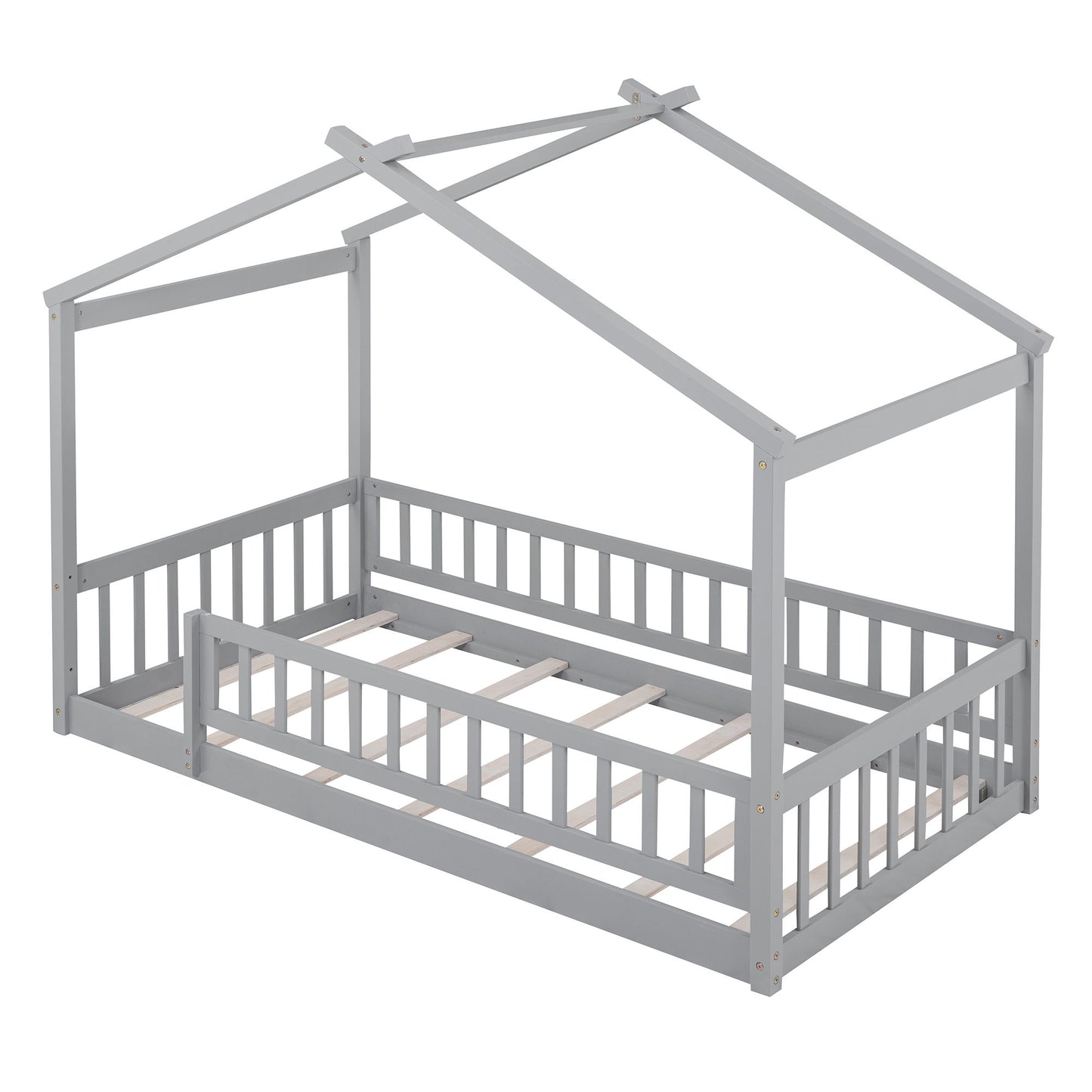 Bed House Bed Frame With Fence