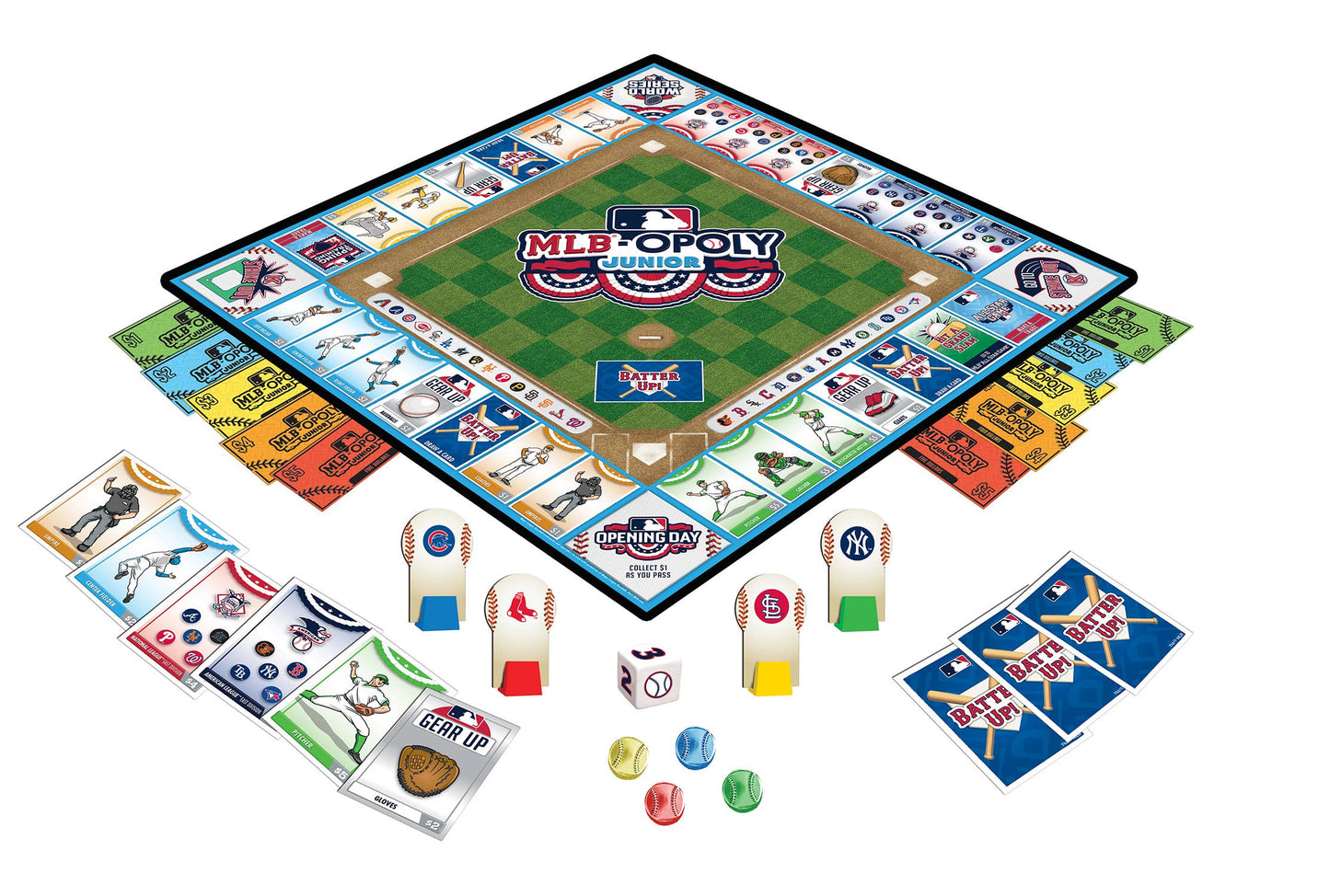Masterpieces Puzzles - MLB Opoly Junior Board Game