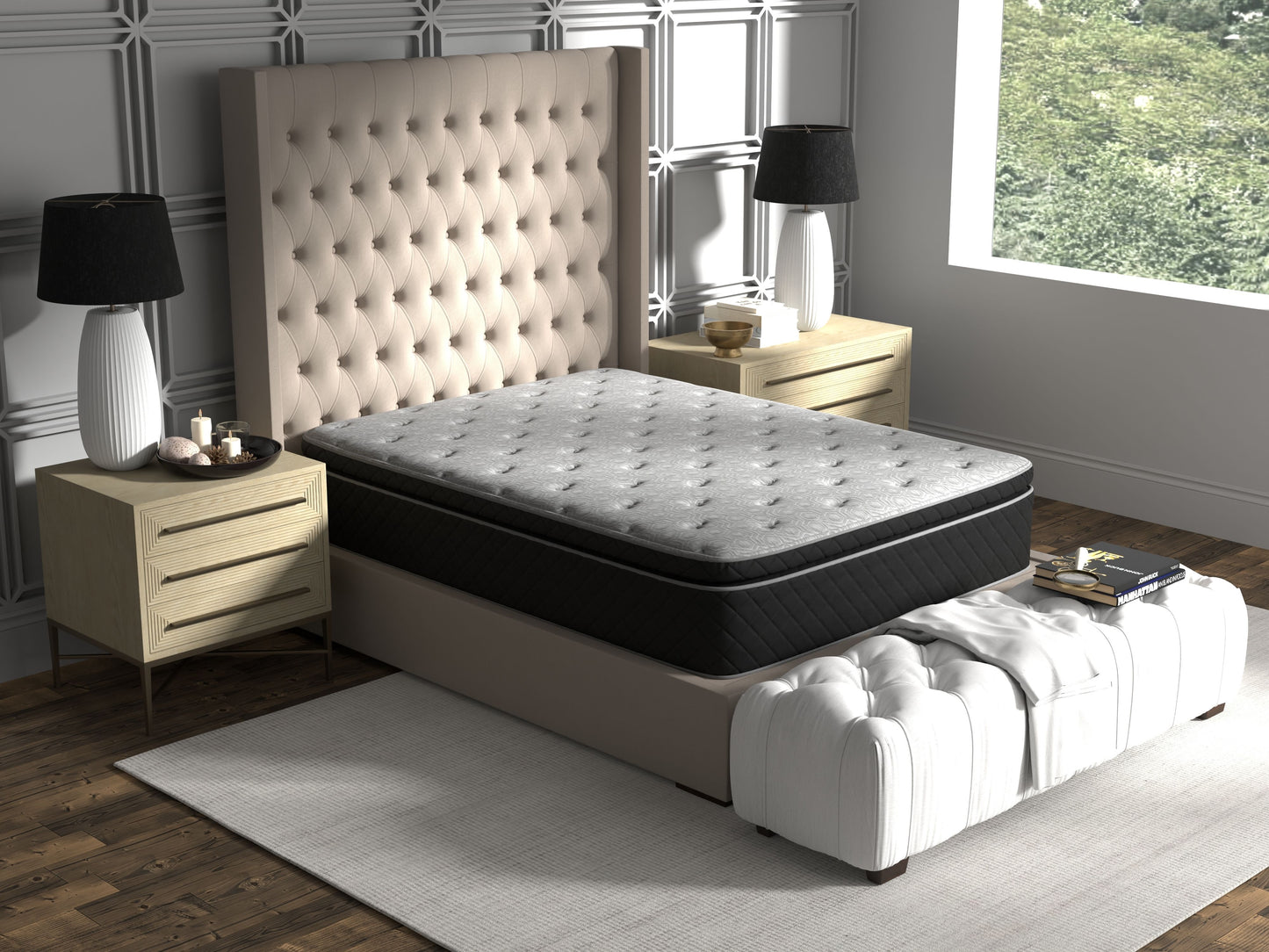 Ultimate Luxury - Beckman Medium Pillow Top Mattress