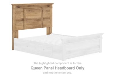 Makidern - Queen Panel Headboard - Tan
