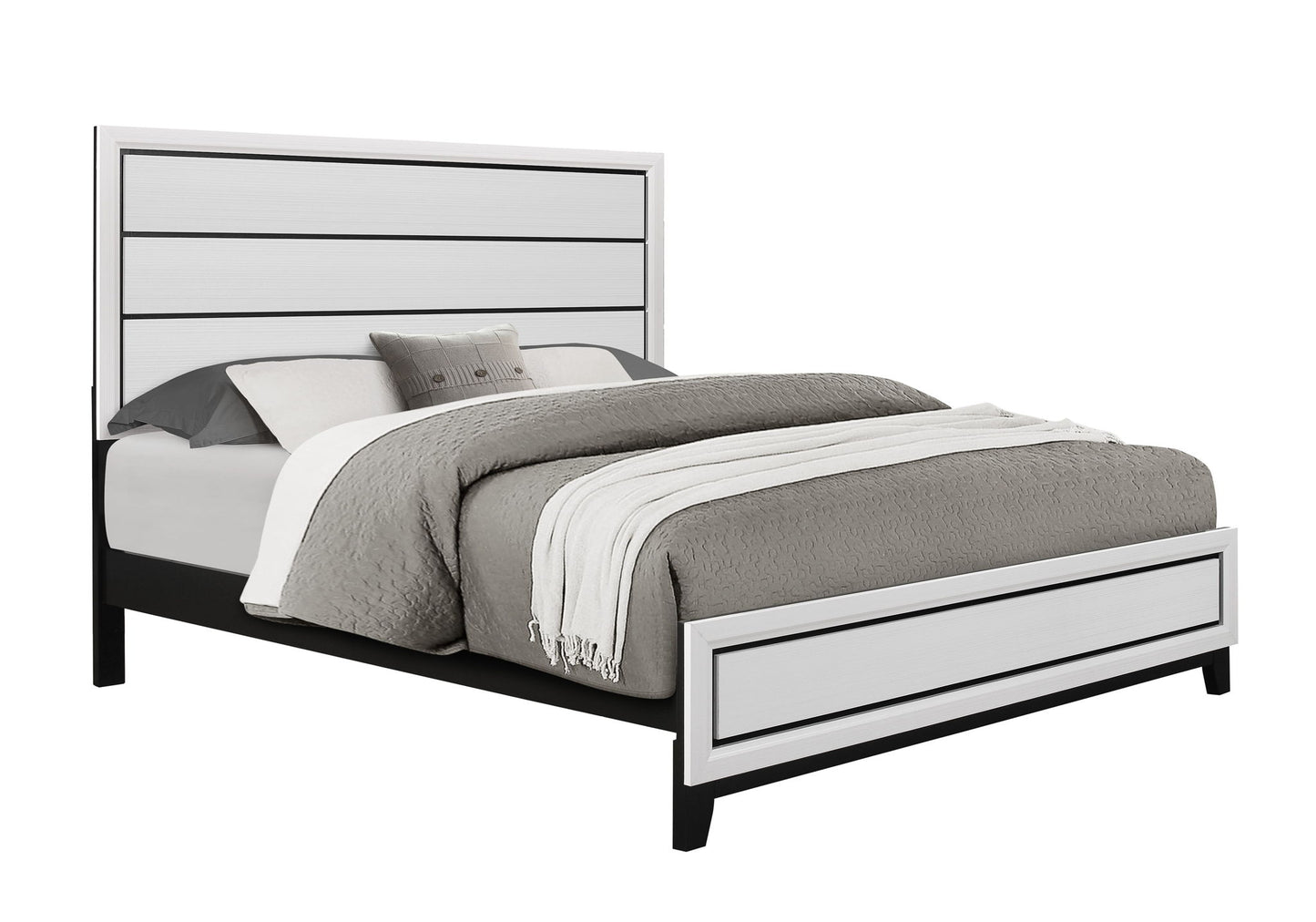 Kate - Queen / King Bed Side Rails - White