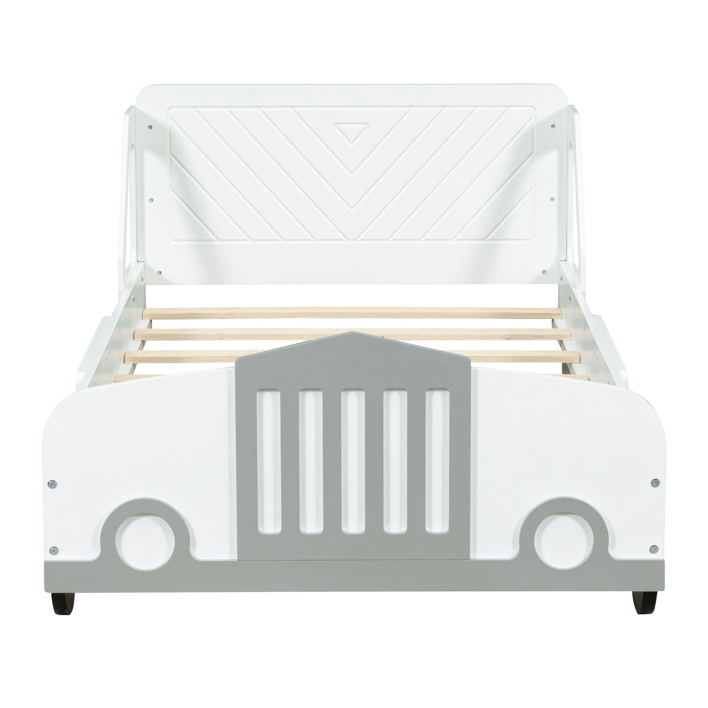 Car Shaped Platform Bed With Wheels
