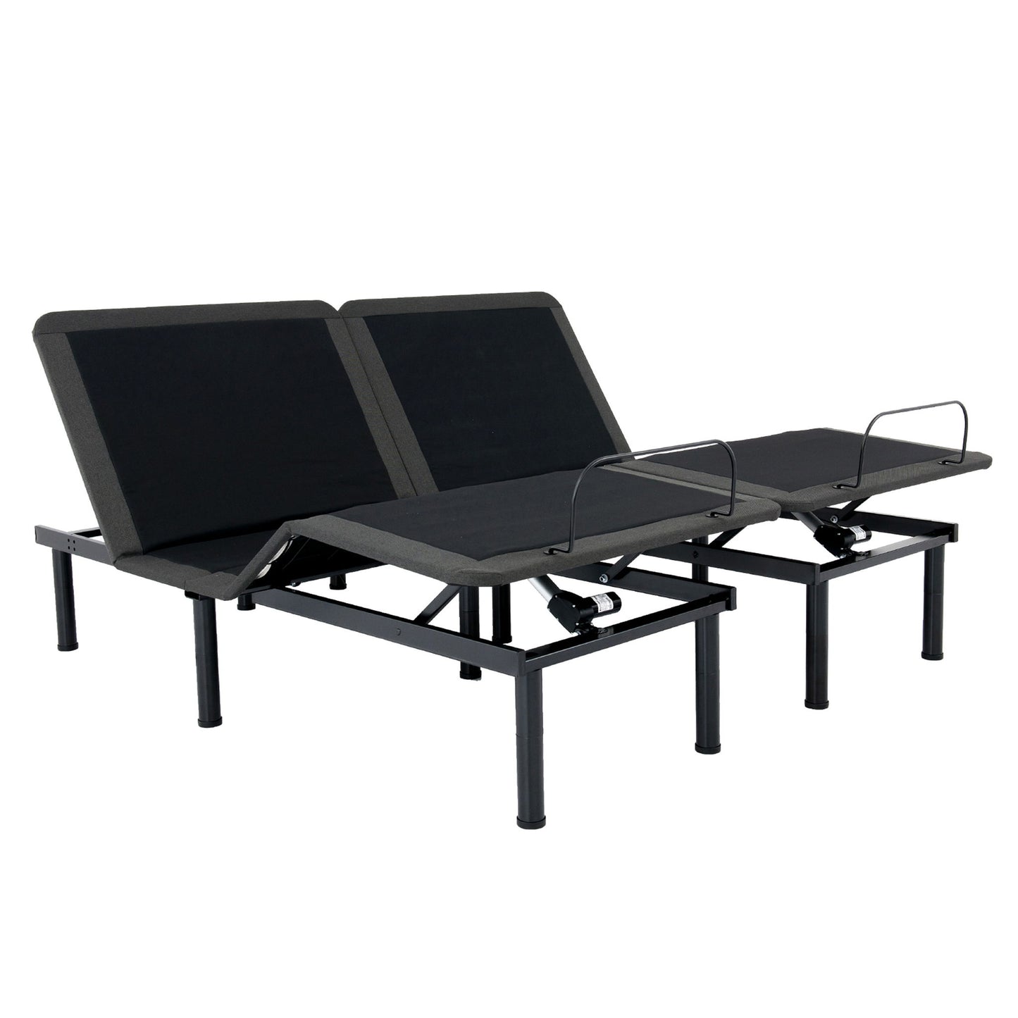 Bridgevine Home - Quick Assembly Adjustable Bed Frame With Voice Activated Controls