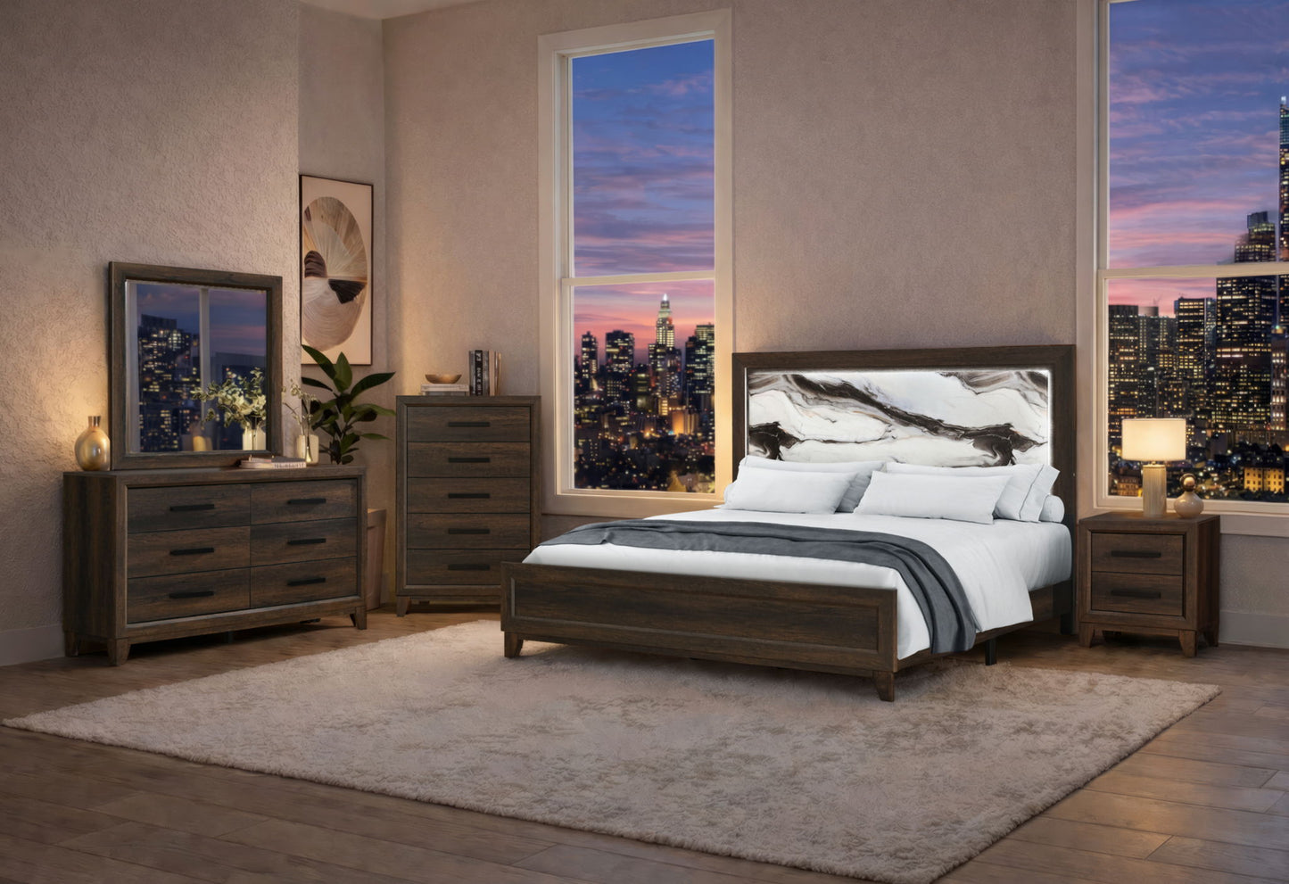 Harmony - Mirror - Dark Brown