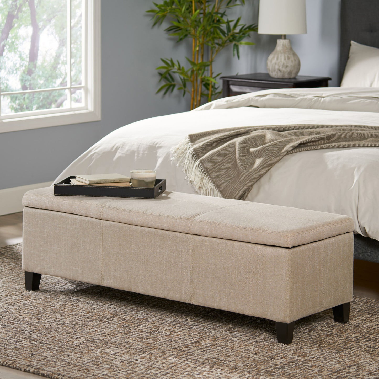 Glouster - Contemporary Storage Ottoman