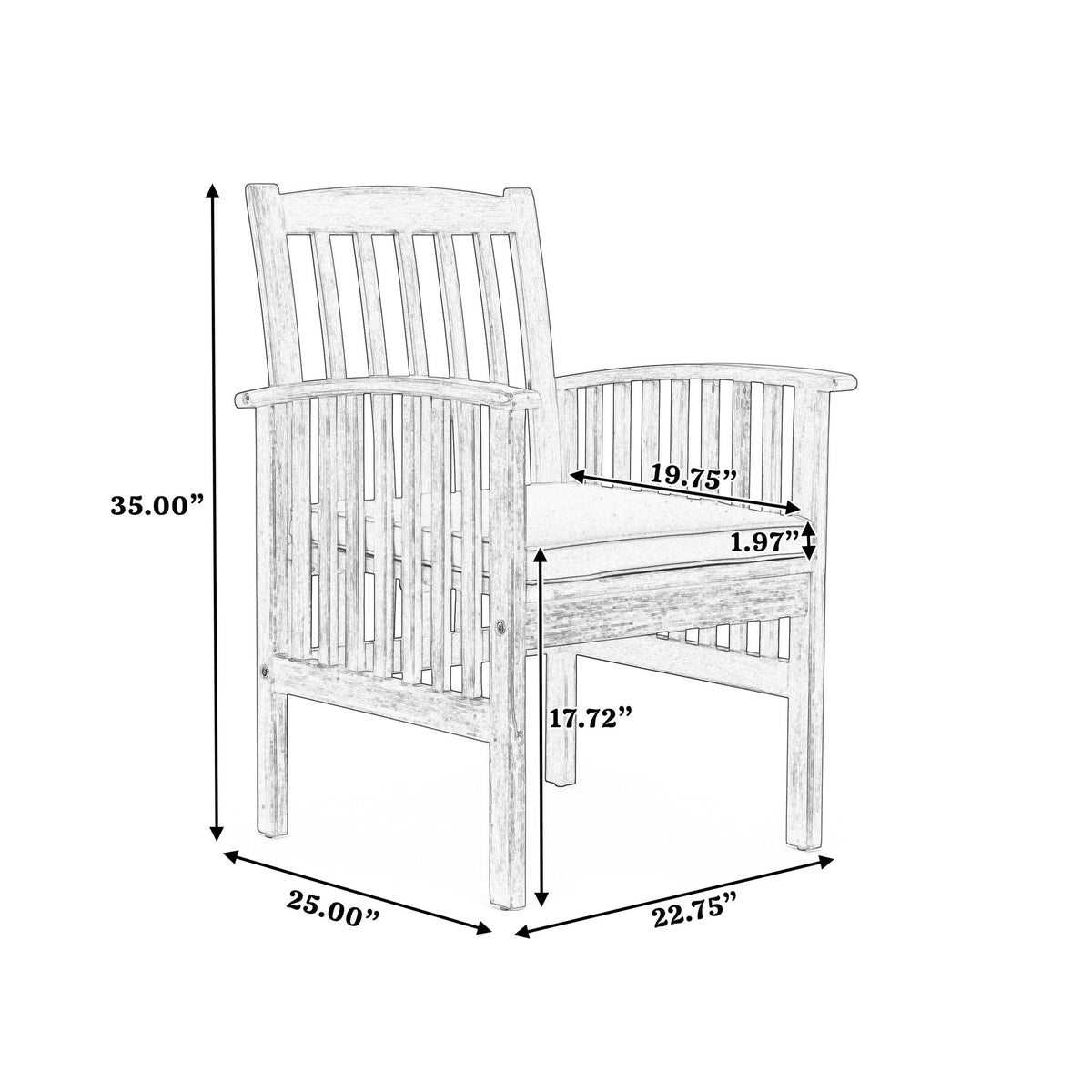 Casa - Dining Chair Set With Cushions