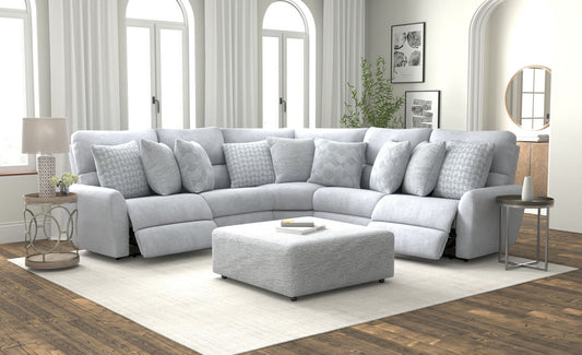 Majesty - Deep Seating Power Reclining Sectional And Ottoman