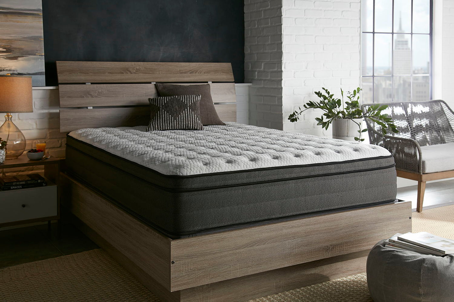 Memory Foam - Hybrid Medium Euro Top Bed-In-A-Box Mattress