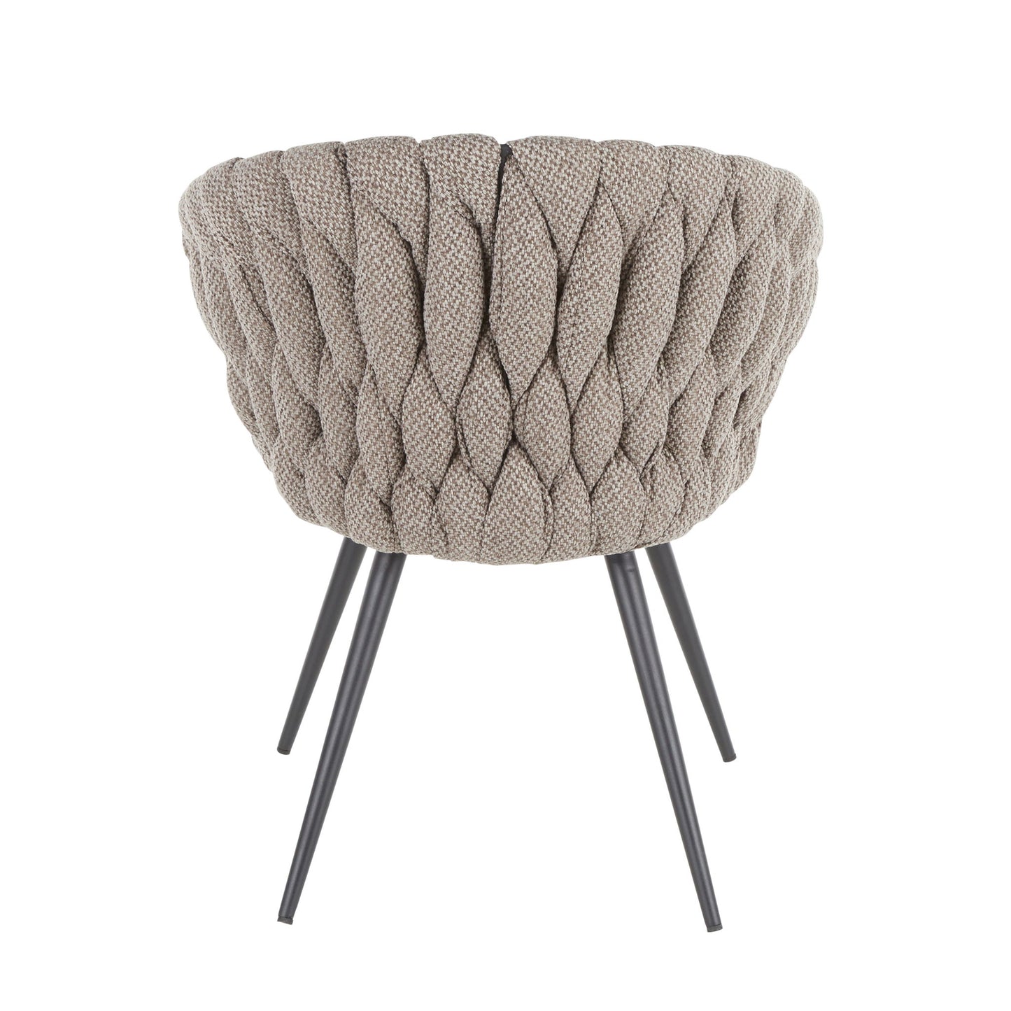 Matisse - Braided Contemporary Chair - Gray