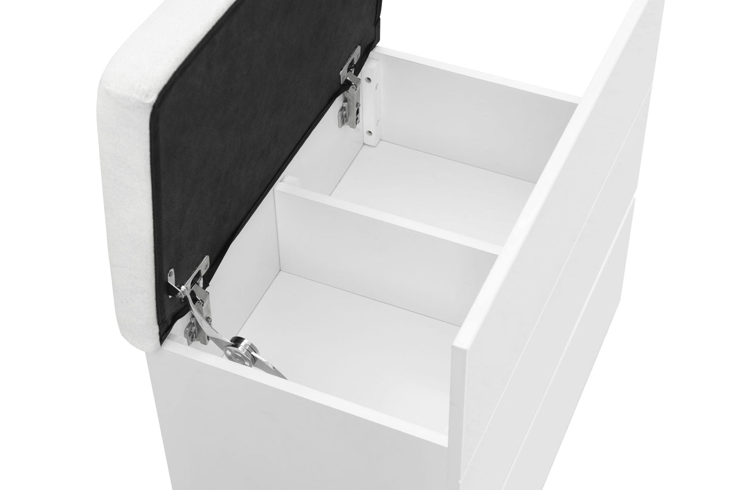 Ella - Storage Stool - White