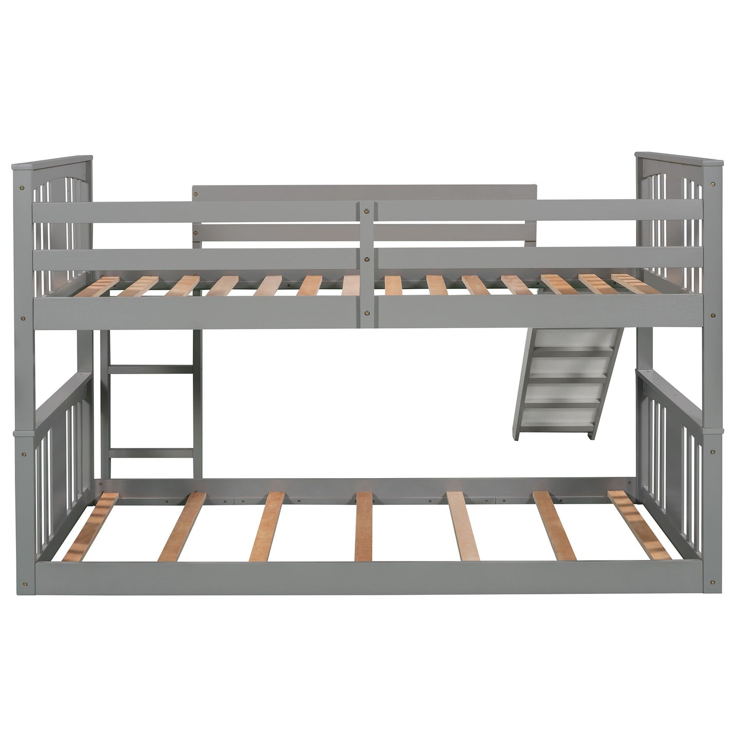 Bunk Bed With Convertible Ladder And Slide