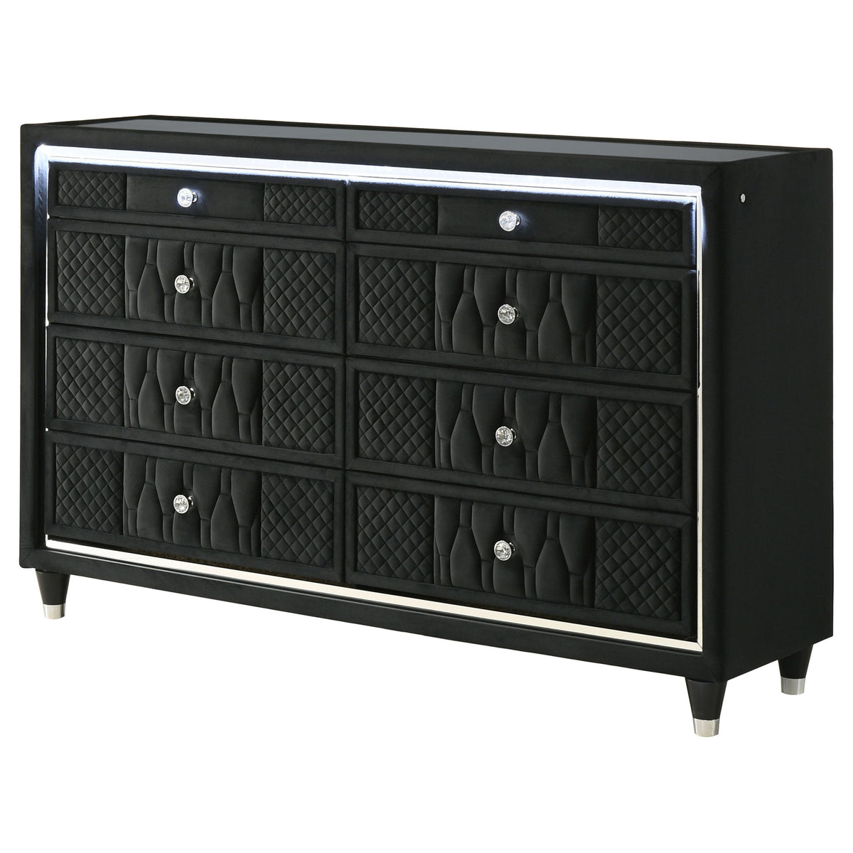 Mika - 8 Drawer LED Dresser