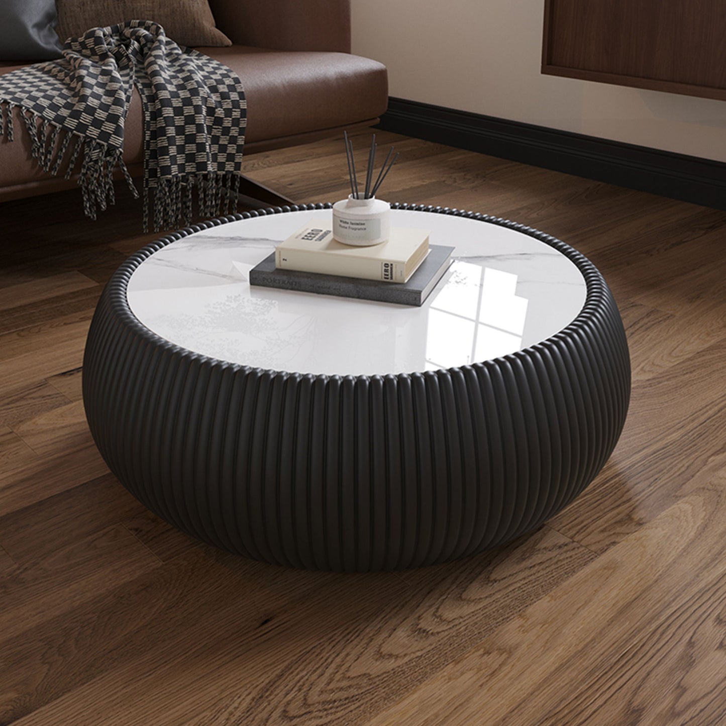 Drum Shaped Coffee Table