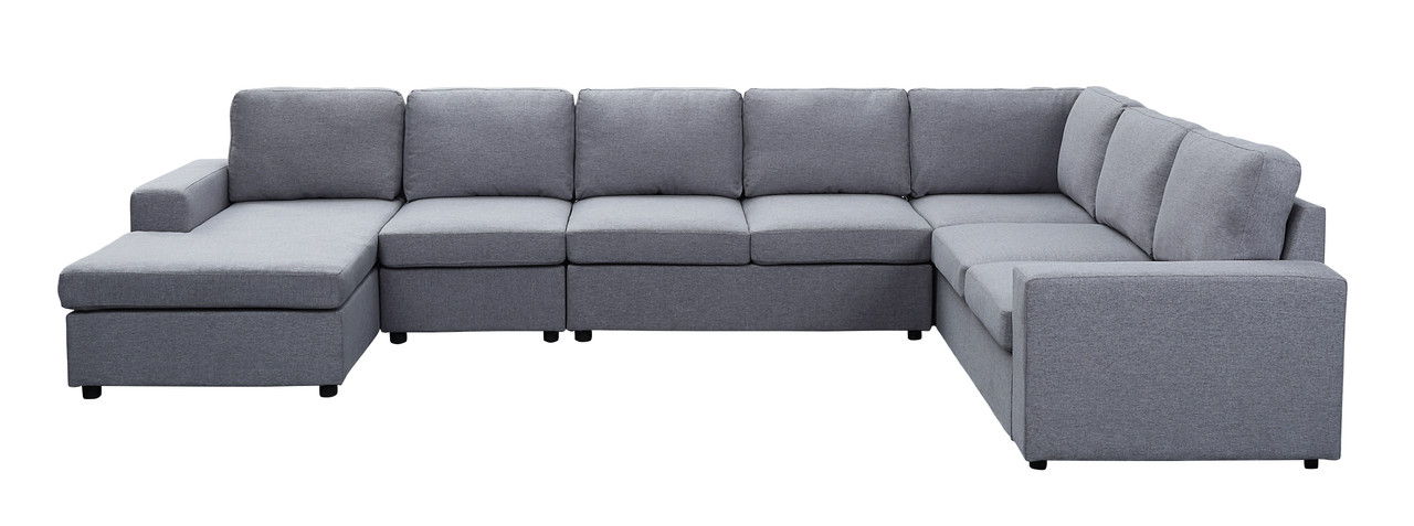 Hayden - 7 Seat Reversible Modular Sectional Sofa Chaise