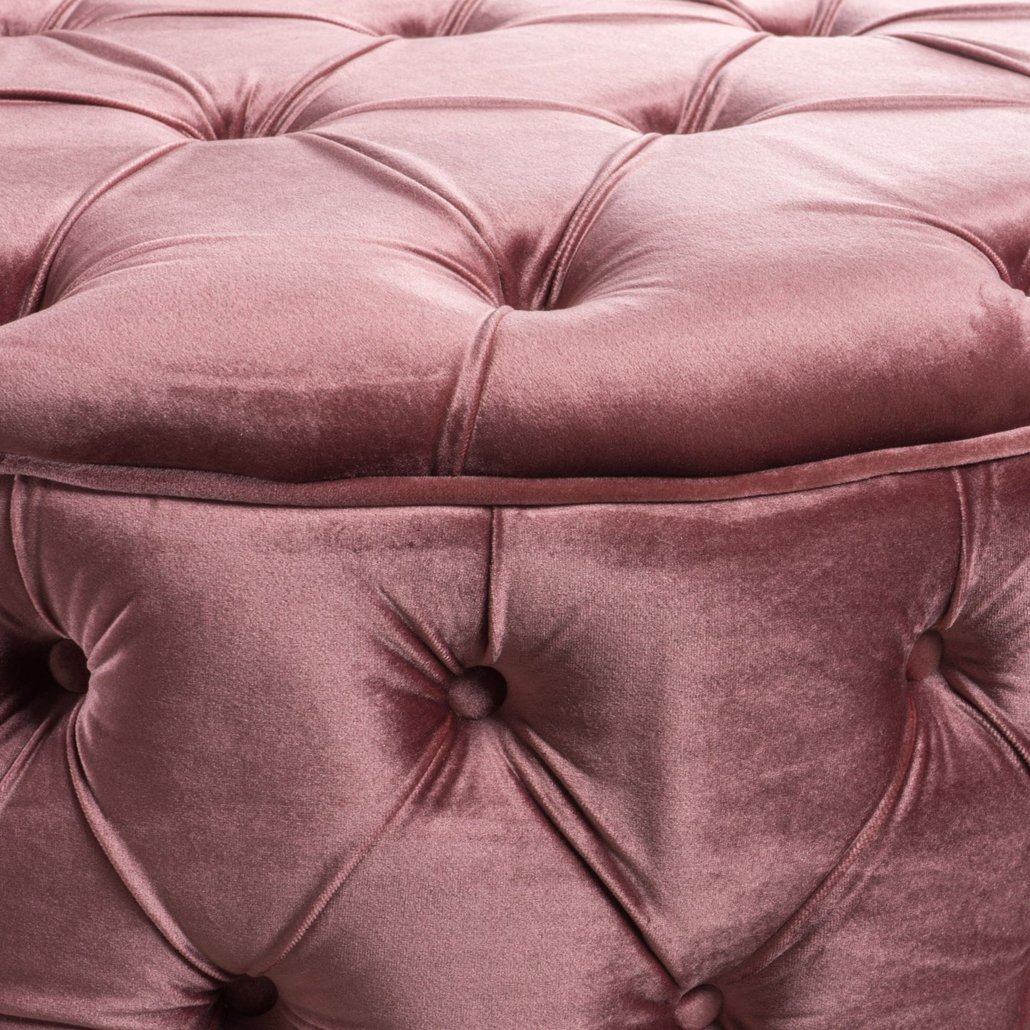 Modern Glam Ottoman Velvet
