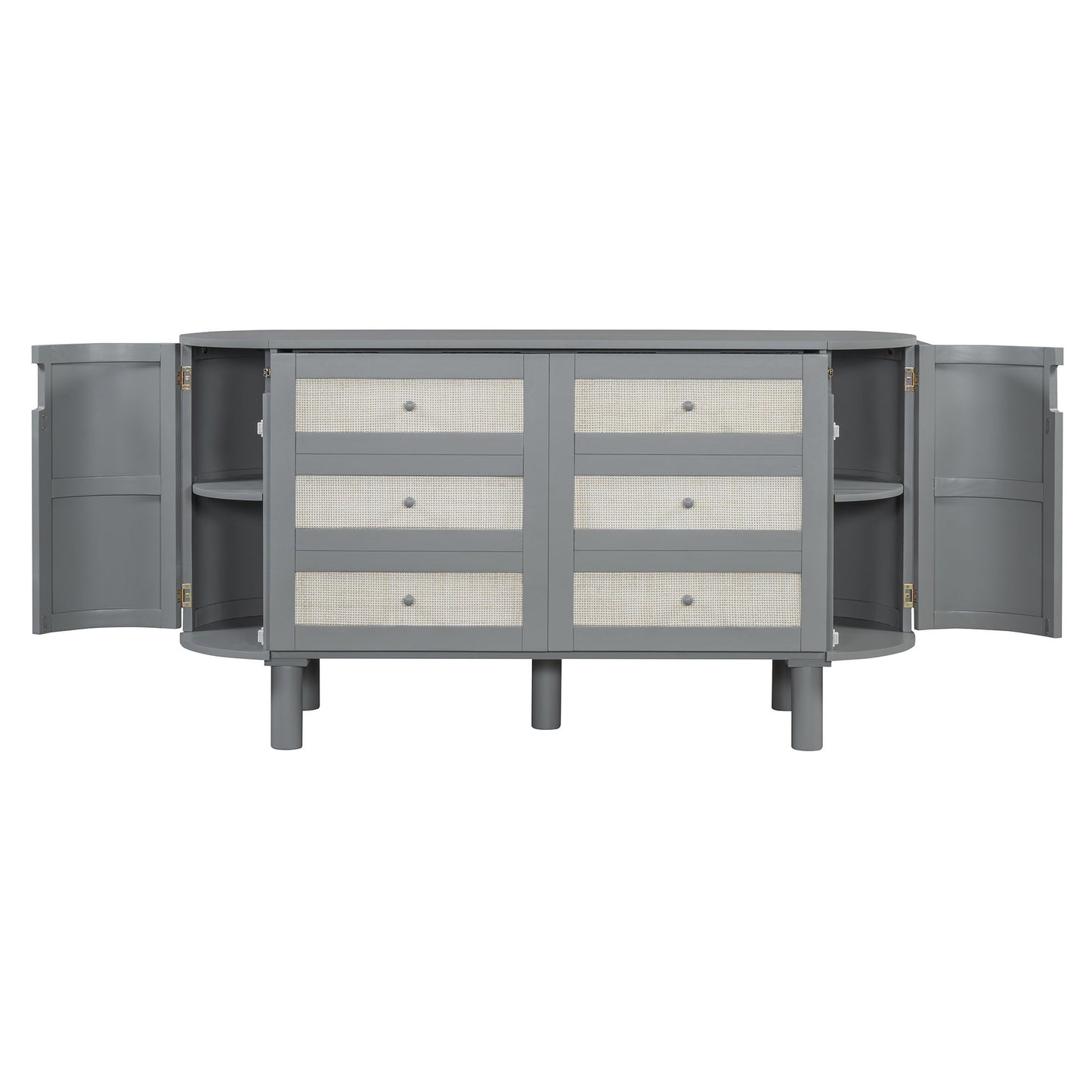 Murphy Bed With Hidden Storage & Modern Woven Design