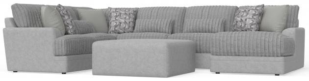 Jackson Titan — 3-piece large right chaise in Moonstruck