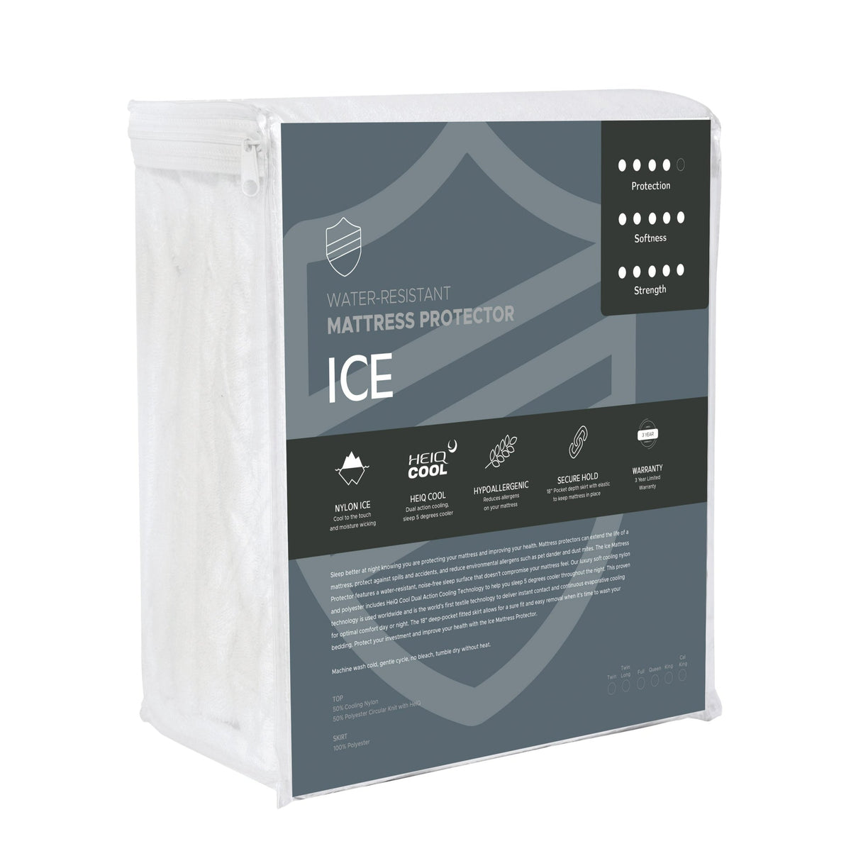 South Bay Ice Cooling Mattress Protector
